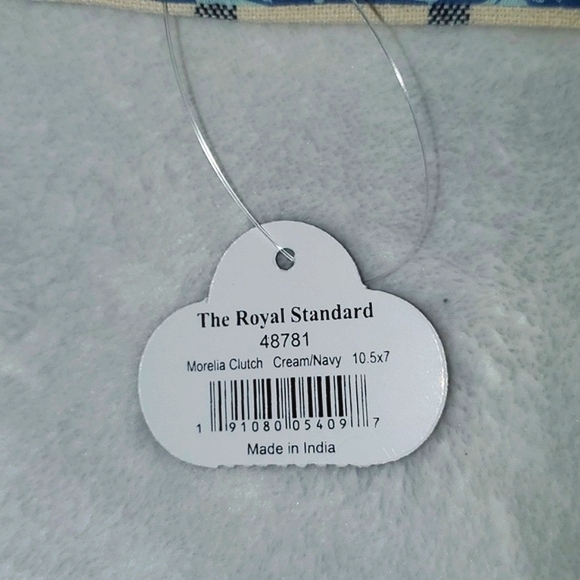 NWT The Royal Standard Cotton Morelia Clutch - Picture 5 of 12